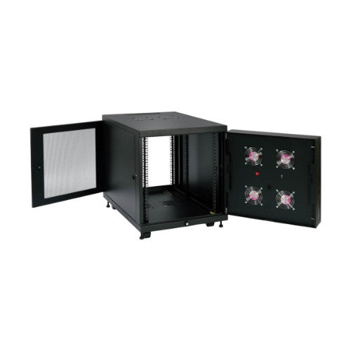 Tripp Lite SR12UBFFD rack cabinet 12U Freestanding rack Black