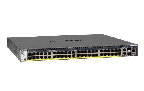NETGEAR M4300-52G-PoE+ 550W PSU Managed L2/L3/L4 Gigabit Ethernet (10/100/1000) Power over Ethernet (PoE) 1U Black