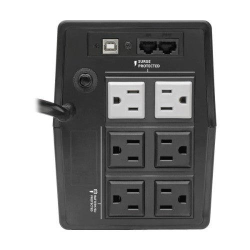 Tripp Lite OMNI700LCDT uninterruptible power supply (UPS) Line-Interactive 0.7 kVA 350 W 6 AC outlet(s)
