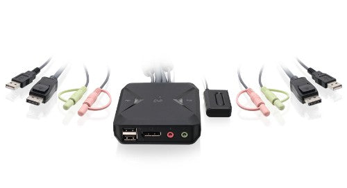 iogear GCS52DP KVM switch Black