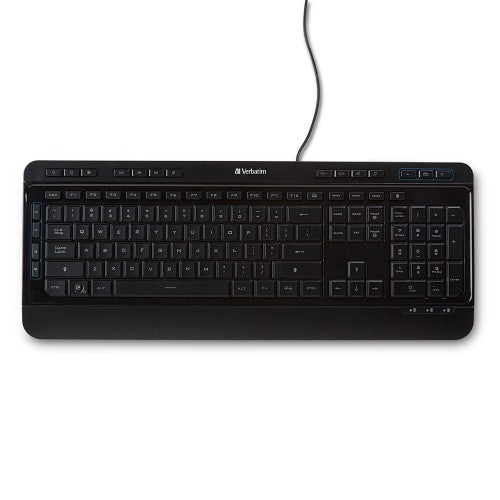 Verbatim 99789 keyboard Home USB QWERTY Black