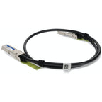 AddOn Networks MCP1650-H00AE30-AO InfiniBand/fibre optic cable 19.7" (0.5 m) QSFP56 Black