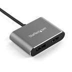 StarTech.com CDP2DPHD USB graphics adapter 3840 x 2160 pixels Black, Gray