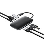 AUKEY Unity Link PD II USB 3.2 Gen 1 (3.1 Gen 1) Type-C Aluminum, Black