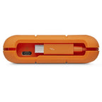 LaCie Rugged USB-C external hard drive 5 TB Gray, Yellow