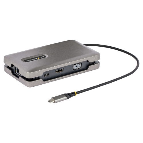 StarTech.com DKM31C3HVCPD laptop dock/port replicator Wired USB 3.2 Gen 2 (3.1 Gen 2) Type-C Gray