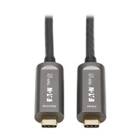 Tripp Lite U420F-15M-D321 USB cable USB 3.2 Gen 2 (3.1 Gen 2) 590.6" (15 m) USB C Gray, Black