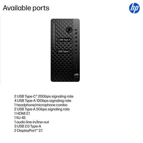 HP EliteDesk 8 Tower G1i Desktop AI PC Wolf Pro Security Edition