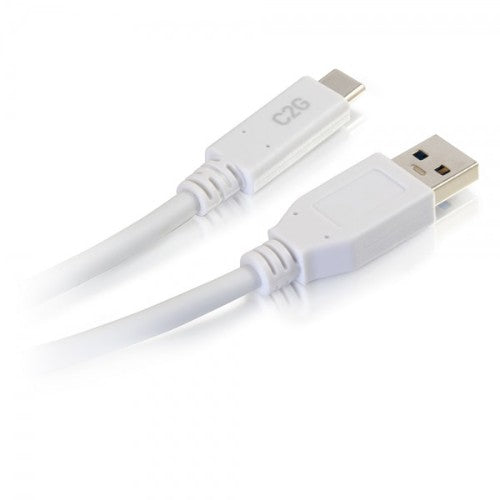 C2G 28836 USB cable USB 3.2 Gen 1 (3.1 Gen 1) 70.9" (1.8 m) USB C USB A White