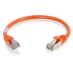 C2G 25ft Cat6 networking cable Orange 300" (7.62 m) S/UTP (STP)
