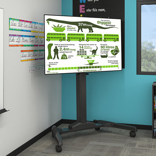 Chief LPE1U multimedia cart/stand Black Flat panel