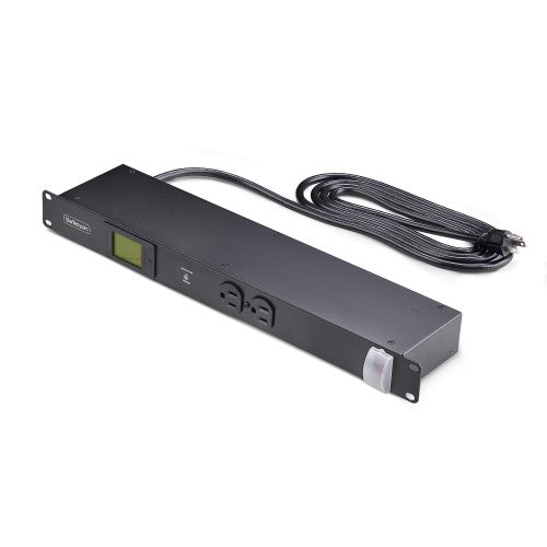 StarTech.com 12NM8-RACK-MOUNT-PDU power distribution unit (PDU) 12 AC outlet(s) 1U Black