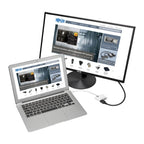 Tripp Lite P137-06N-HV-V2W video cable adapter 7.87" (0.2 m) Mini-DisplayPort HDMI/VGA White