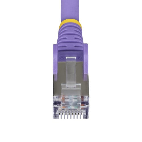StarTech.com NLPL-25F-CAT6A-PATCH networking cable Purple 299.2" (7.6 m) S/FTP (S-STP)