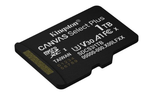 Kingston Technology Canvas Select Plus Gen3 1 TB MicroSDXC UHS-I Class 10