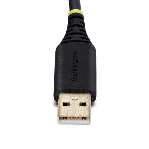StarTech.com 1P6FFC-USB-SERIAL serial cable Black 78.7" (2 m) USB Type-A DB-9