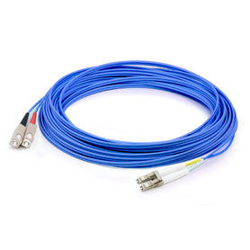 AddOn Networks ADD-SC-LC-7M9SMF-BE InfiniBand/fibre optic cable 275.6" (7 m) CMR Blue