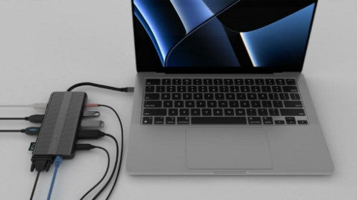 Axiom 12N1CHD90W-AX interface hub USB Type-C Black