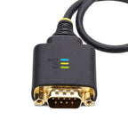 StarTech.com 1P1FFC-USB-SERIAL serial cable Black 11.8" (0.3 m) USB Type-A DB-9