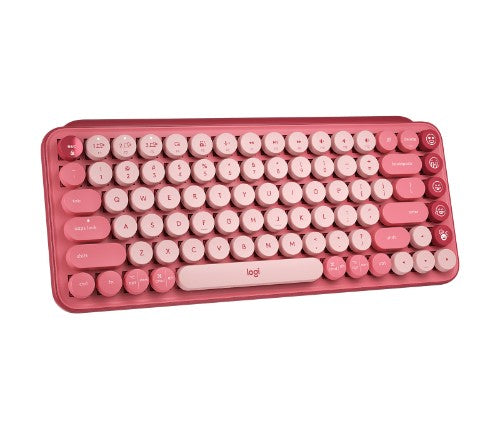 Logitech 920-010709 keyboard Universal Bluetooth English Burgundy, Pink, Rose
