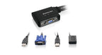 iogear GCS22DPKIT KVM switch Black