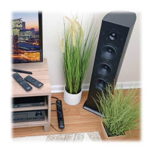 Tripp Lite TLP74RB surge protector Black 7 AC outlet(s) 120 V 48" (1.22 m)