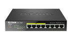 D-Link DGS-1008P network switch Unmanaged Gigabit Ethernet (10/100/1000) Power over Ethernet (PoE) Black