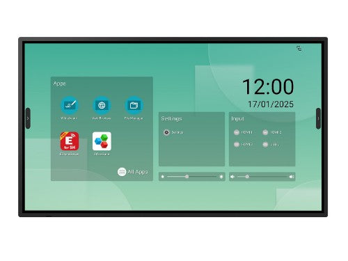 Sharp LM431 Interactive flat panel 43" LED Wi-Fi 500 cd/m² 4K Ultra HD Black Touchscreen Built-in processor Android 14 18/7