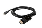 VisionTek 901289 video cable adapter 78.7" (2 m) USB Type-C DisplayPort Black