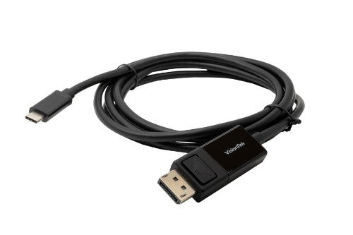 VisionTek 901289 video cable adapter 78.7" (2 m) USB Type-C DisplayPort Black