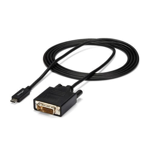 StarTech.com CDP2DVIMM2MB video cable adapter 78.7" (2 m) USB Type-C DVI-D Black