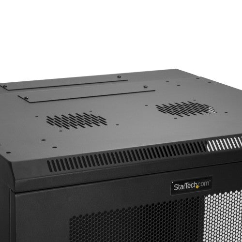 StarTech.com RK1224WALHM rack cabinet 12U Wall mounted rack Black