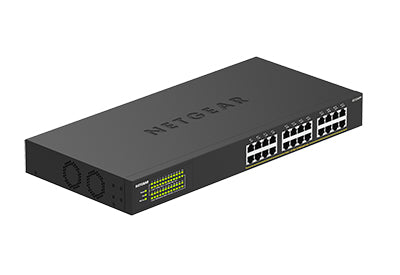 NETGEAR GS324PP Unmanaged Gigabit Ethernet (10/100/1000) Power over Ethernet (PoE) Black
