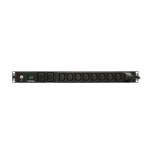 Tripp Lite PDUMH20HV power distribution unit (PDU) 10 AC outlet(s) 1U Black