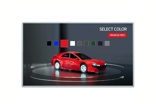 LG 27TNF3K-S signage display Digital signage flat panel 27" LED 300 cd/m² Full HD Silver Touchscreen WebOS 16/7