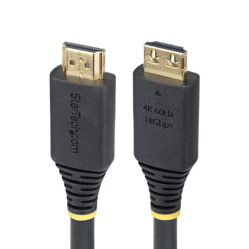 StarTech.com HDMI2-CABLE-GRIP-5M HDMI cable 196.9" (5 m) HDMI Type A (Standard) Black