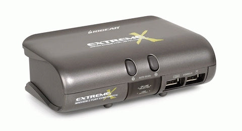 iogear MiniView Extreme Multimedia KVMP Switch KVM switch Grey