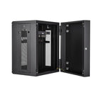 StarTech.com RK1520WALHM rack cabinet 15U Wall mounted rack Black