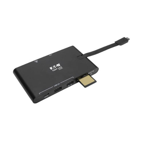 Tripp Lite U442-DOCK3-B laptop dock/port replicator Wired USB 3.2 Gen 2 (3.1 Gen 2) Type-C Black