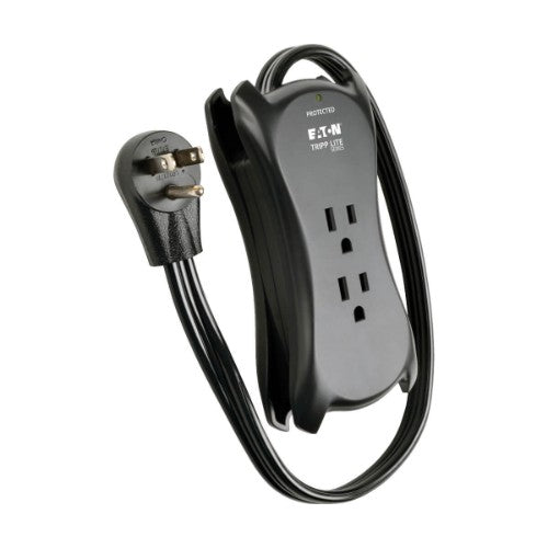 Tripp Lite TRAVELER3USB surge protector Black 3 AC outlet(s) 120 V 11.8" (0.3 m)