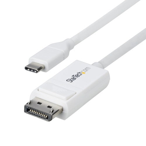 StarTech.com CDP2DP2MBW video cable adapter 74.8" (1.9 m) DisplayPort USB Type-C White