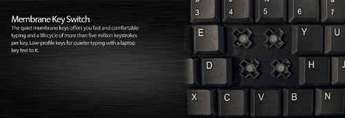Adesso SlimTouch 410 keyboard USB QWERTY US English Black