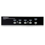 StarTech.com StarView 4-Port DVI USB KVM switch Black