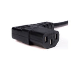StarTech.com PXT101L10 power cable Black 120.1" (3.05 m) NEMA 5-15P C13 coupler