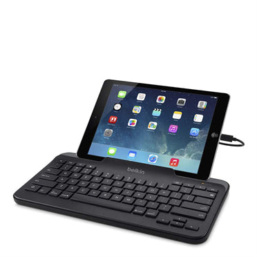 Belkin B2B130 mobile device keyboard Black Lightning