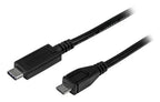 StarTech.com USB2CUB1M USB cable USB 2.0 39.4" (1 m) USB C Micro-USB B Black