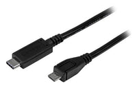 StarTech.com USB2CUB1M USB cable USB 2.0 39.4" (1 m) USB C Micro-USB B Black
