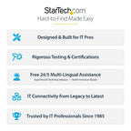 StarTech.com NLWH-3F-CAT8-PATCH networking cable White 35.8" (0.91 m) S/FTP (S-STP)