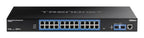 Trendnet TI-RG262I network switch Managed Gigabit Ethernet (10/100/1000) 1U Black