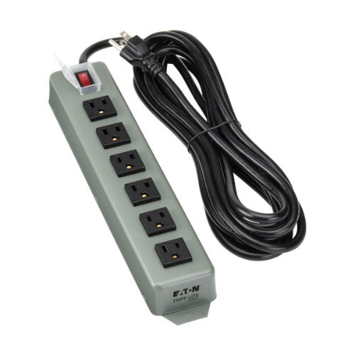 Tripp Lite UL24CB-15 surge protector Black, Gray 6 AC outlet(s) 120 V 180" (4.57 m)